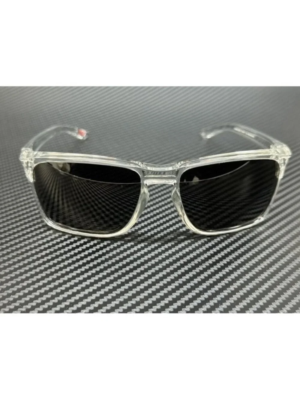 New Black Men Polished Clear Sunglasses 57-17-142
